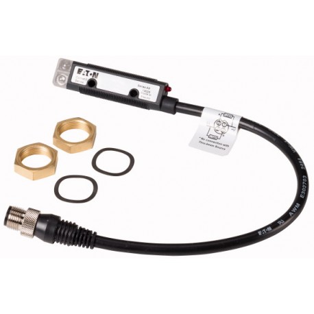 13104RQD07 - 13104RQD07 135609 EATON ELECTRIC Diffuse reflective sensor, Sn 50mm, 4L, 10-30VDC, NPN, PNP, M18, insulated ..