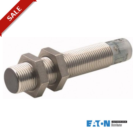 E57SAL12T110ED - E57SAL12T110ED 136100 EATON ELECTRIC Proximity switch, inductive, 1N/O, Sn 4mm, 3L, 6-48VDC, NPN, M12, metal..