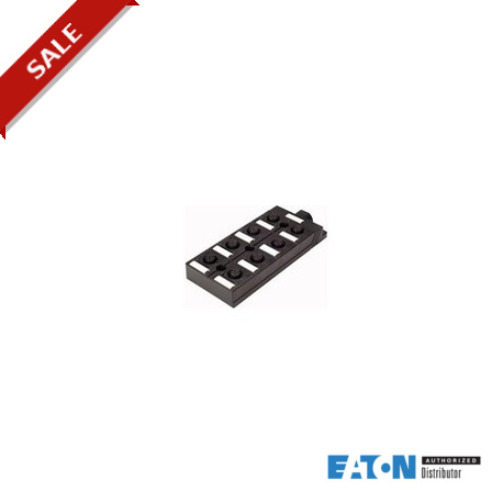 CBDR8PSC - CBDR8PSC 136311 EATON ELECTRIC Connection block, 8-way, M12, PNP, ferrule connection