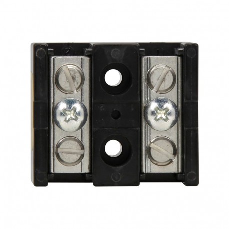 #80K (3 WKS) - 80K (3 WKS) 14002-2 EATON ELECTRIC Terminal block, low voltage, 115 A, AC 600 V, DC 600 V, 2P, UL, CSA