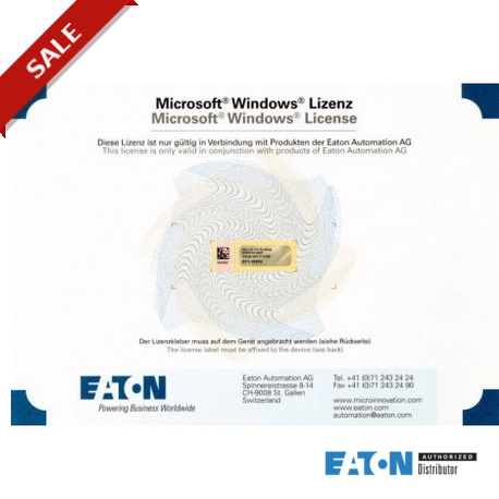 LIC-OS-CE30 - LIC-OS-CE30 140405 EATON ELECTRIC windows License