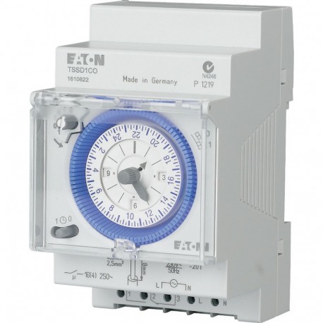 TSSD1CO - TSSD1CO 167391 Y7-167391 EATON ELECTRIC Series connection time switch 24 hrs., segments, 3 TLE