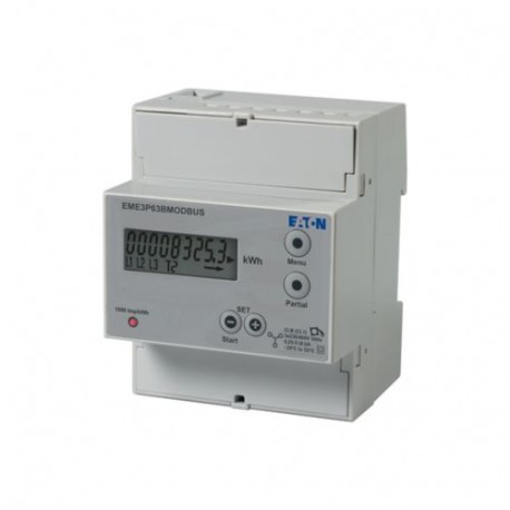 EME3P63BMODBUS - EME3P63BMODBUS 167409 EATON ELECTRIC Power meter, 3 N, 63 A, MODBUS