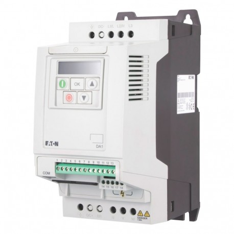 DA1-342D2FB-A20C - DA1-342D2FB-A20C 169117 Y7-169117 EATON ELECTRIC Variable frequency drive, 400 V AC, 3-phase, 2.2 A, 0.75 kW..