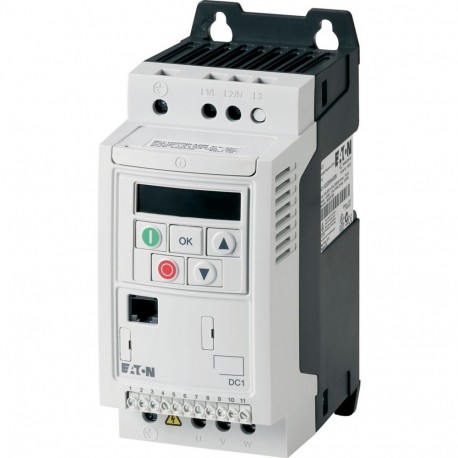 DC1-1D2D3NN-A20N - DC1-1D2D3NN-A20N 169503 EATON ELECTRIC Variable Frequency Drive, 1 ph 115 V, 2.3 A, 0.5 kW
