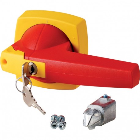 K4DR/C - K4DR/C 1818054 Y8-1818054 EATON ELECTRIC Toggle, 12mm, door installation, red/yellow, cylinder lock