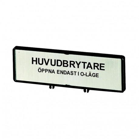 ZFS75-P3 - ZFS75-P3 205561 Y7-205561 EATON ELECTRIC Clamp with label + label open main switch only in 0 position in SV ..