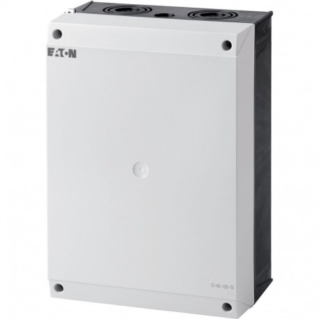 CI-K5-125-TS - CI-K5-125-TS 206891 Y7-206891 EATON ELECTRIC Insulated enclosure, HxWxD 280x200x125mm, +mounting rail