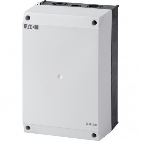 CI-K4-125-M - CI-K4-125-M 206897 Y7-206897 EATON ELECTRIC Insulated enclosure, HxWxD 240x160x125mm, +mounting plate