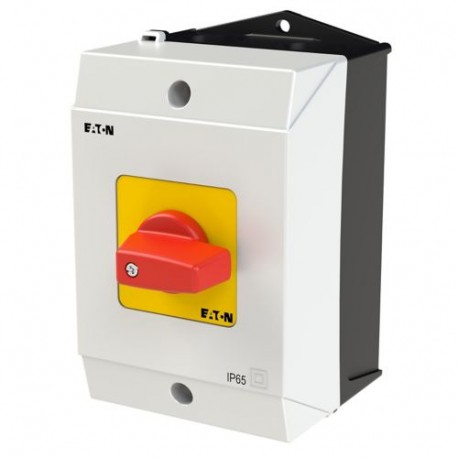 T0-1-102/I1-RT - T0-1-102/I1-RT 207062 Y7-207062 EATON ELECTRIC On-Off switch, 2 pole, 20 A, Emergency-Stop function, 90 °, s..