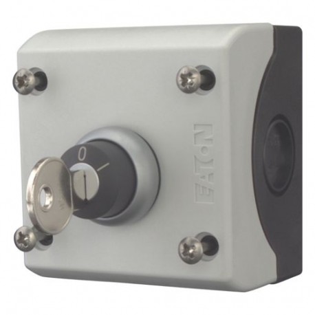 M22-WRS/KC11/I - M22-WRS/KC11/I 216526 Y7-216526 EATON ELECTRIC Key-operated button, 1N/O+1N/C, 2 positions, surface mounting