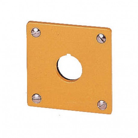 M22-EY1 - M22-EY1 216542 Y7-216542 EATON ELECTRIC Flush mounting plate, yellow, 1 mounting location