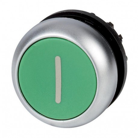 M22-D-G-X1 - M22-D-G-X1 216607 Y7-216607 EATON ELECTRIC Pushbutton, flush, green I, momentary