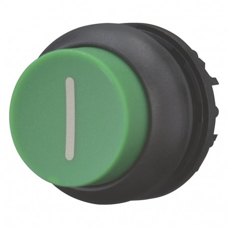 M22S-DH-G-X1 - M22S-DH-G-X1 216658 Y7-216658 EATON ELECTRIC Pushbutton, raised, green I, momentary