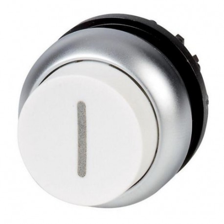 M22-DRH-W-X1 - M22-DRH-W-X1 216681 Y7-216681 EATON ELECTRIC Pushbutton, raised, white I, maintained