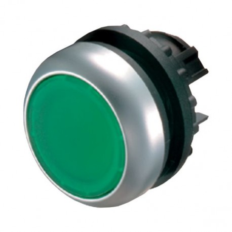 M22-DL-G - M22-DL-G 216927 Y7-216927 EATON ELECTRIC Illuminated pushbutton actuator, flush, green, momentary