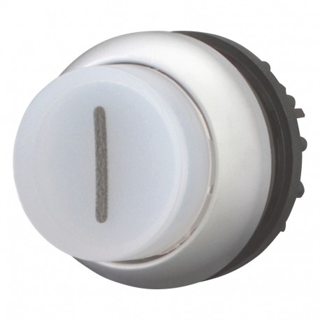 M22-DLH-W-X1 - M22-DLH-W-X1 216981 Y7-216981 EATON ELECTRIC Illuminated pushbutton actuator, raised, white I, momentary