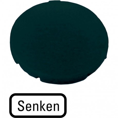 M22-XD-S-D18 - M22-XD-S-D18 218193 Y7-218193 EATON ELECTRIC Button plate, flat black, DECREASE