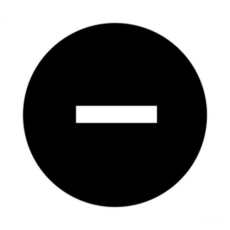 M22-XDP-S-X5 - M22-XDP-S-X5 218260 Y7-218260 EATON ELECTRIC Button plate, mushroom black, -