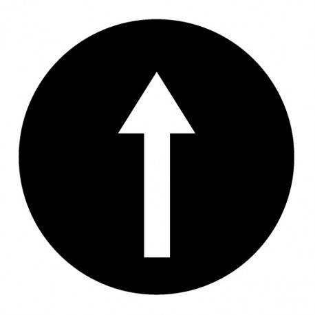 M22-XDP-S-X7 - M22-XDP-S-X7 218261 Y7-218261 EATON ELECTRIC Button plate, mushroom black, arrow symbol