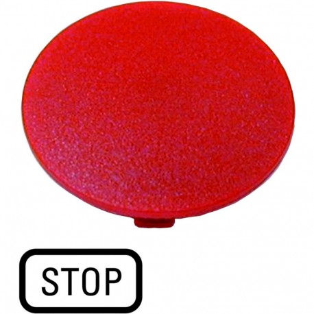 M22-XDP-R-GB0 - M22-XDP-R-GB0 218281 Y7-218281 EATON ELECTRIC Button plate, mushroom red, STOP