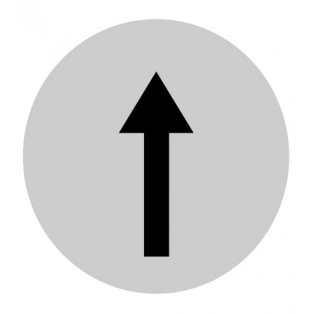 M22-XDL-W-X7 - M22-XDL-W-X7 218305 Y7-218305 EATON ELECTRIC Button lens, flat white, arrow symbol