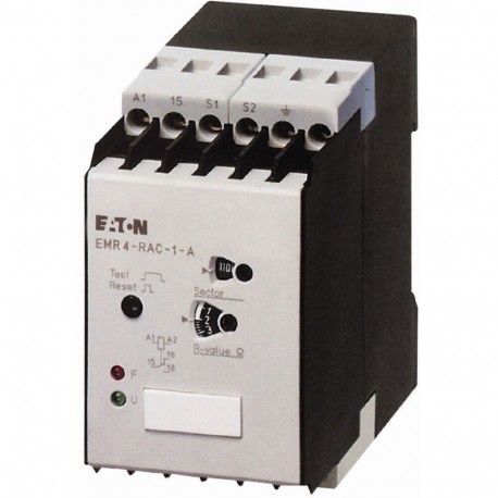 EMR4-RAC-1-A - EMR4-RAC-1-A 221793 EATON ELECTRIC Insulation monitoring relay, AC, 1W, 24-240VAC/DC, 1-100kOhm