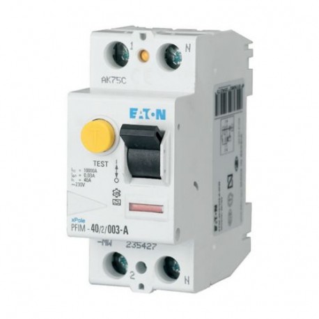 PFIM-80/2/01-MW - PFIM-80/2/01-MW 235403 Y7-235403 EATON ELECTRIC Residual current circuit breaker (RCCB), 80A, 2p, 100mA, typ..