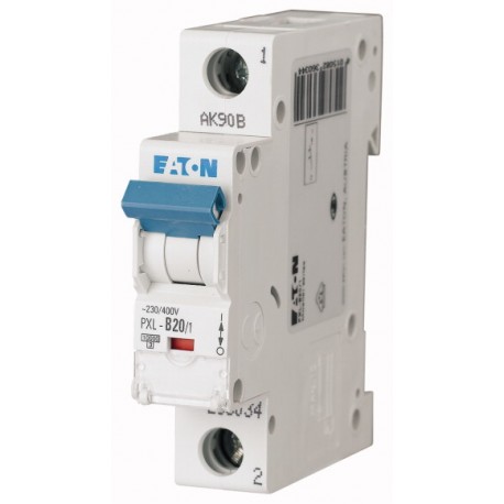 PXL-C20/1 - PXL-C20/1 236060 EATON ELECTRIC Over current switch, 20A, 1p, C-Char, AC