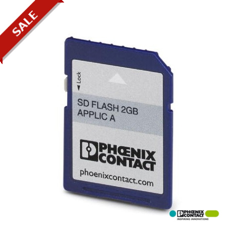 SD FLASH 512MB PDPI PRO - SD FLASH 512MB PDPI PRO 2701801 PHOENIX CONTACT Program and configuration memory, plug-in, 512 MB with licen..