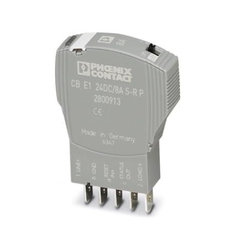 CB E1 24DC/8A S-R P - CB E1 24DC/8A S-R P 2800913 PHOENIX CONTACT Electronic device circuit breaker