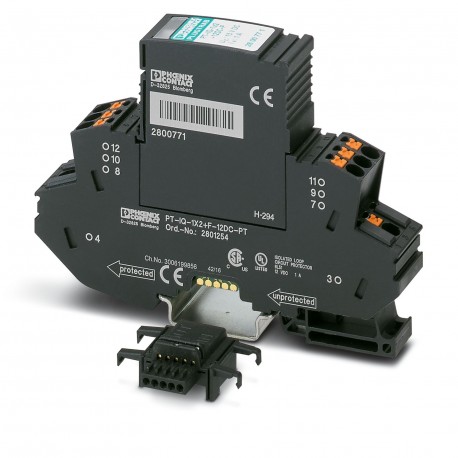 PT-IQ-1X2+F-12DC-PT - PT-IQ-1X2+F-12DC-PT 2801254 PHOENIX CONTACT Surge protection device