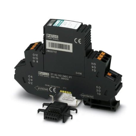 PT-IQ-1X2-24DC-PT - PT-IQ-1X2-24DC-PT 2801255 PHOENIX CONTACT Surge protection device