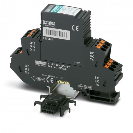 PT-IQ-4X1-48DC-PT - PT-IQ-4X1-48DC-PT 2801273 PHOENIX CONTACT Surge protection device