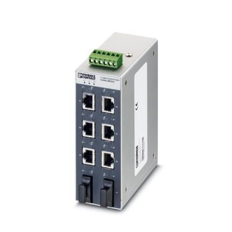 FL SWITCH SFNT 6TX/2FX-C - FL SWITCH SFNT 6TX/2FX-C 2891048 PHOENIX CONTACT Industrial Ethernet Switch