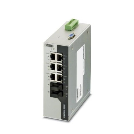 FL SWITCH 3006T-2FX SM - FL SWITCH 3006T-2FX SM 2891060 PHOENIX CONTACT Industrial Ethernet Switch
