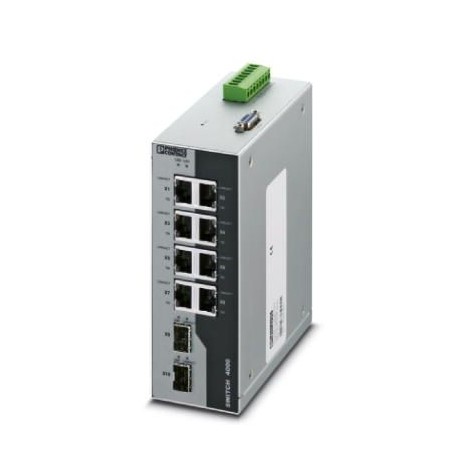 FL SWITCH 4008T-2SFP - FL SWITCH 4008T-2SFP 2891062 PHOENIX CONTACT Industrial Ethernet Switch