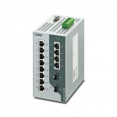 FL SWITCH 3012E-2SFX - FL SWITCH 3012E-2SFX 2891067 PHOENIX CONTACT Industrial Ethernet Switch