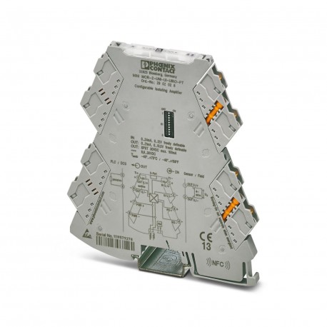 MINI MCR-2-UNI-UI-UIRO-PT - MINI MCR-2-UNI-UI-UIRO-PT 2902028 PHOENIX CONTACT Signal conditioner