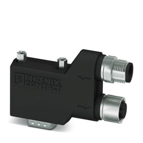 SUBCON-PLUS-PROFIB/90/M12 - SUBCON-PLUS-PROFIB/90/M12 2902318 PHOENIX CONTACT D-SUB plug, 9-pos., pin, assignment: 3, 5, 6, 8 two M12 ca..