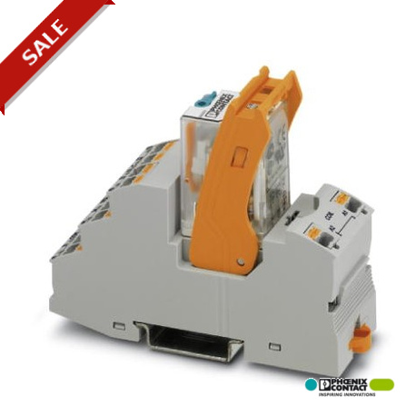 RIF-2-RPT-LV-230AC/2X21 - RIF-2-RPT-LV-230AC/2X21 2903310 PHOENIX CONTACT Pre-assembled relay module with push-in connection, consisti..