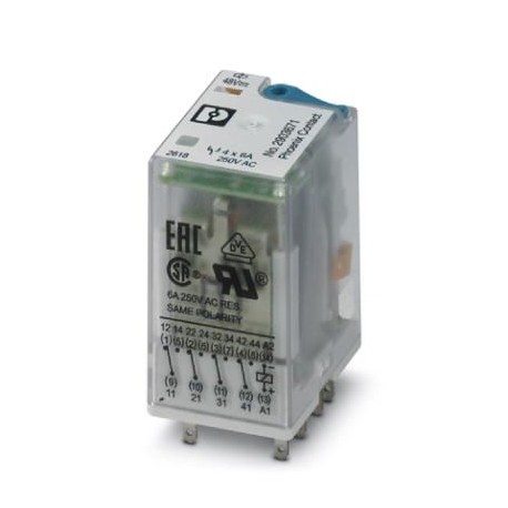 REL-IR4/LDP-48DC/4X21AU - REL-IR4/LDP- 48DC/4X21AU 2903671 PHOENIX CONTACT Single relay