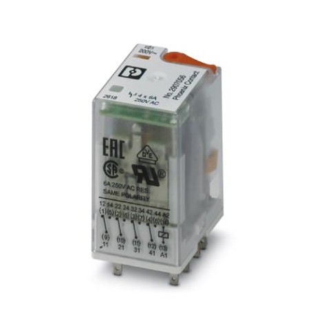 REL-IR4/L-24AC/4X21 - REL-IR4/L- 24AC/4X21 2903686 PHOENIX CONTACT Single relay