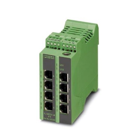 FL SWITCH LM 8TX-B - FL SWITCH LM 8TX-B 2989446 PHOENIX CONTACT Industrial Ethernet Switch