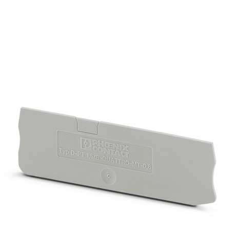 D-PT 1,5/S-QUATTRO-MT-0,8 - D-PT 1,5/S-QUATTRO-MT-0,8 3210333 PHOENIX CONTACT End cover