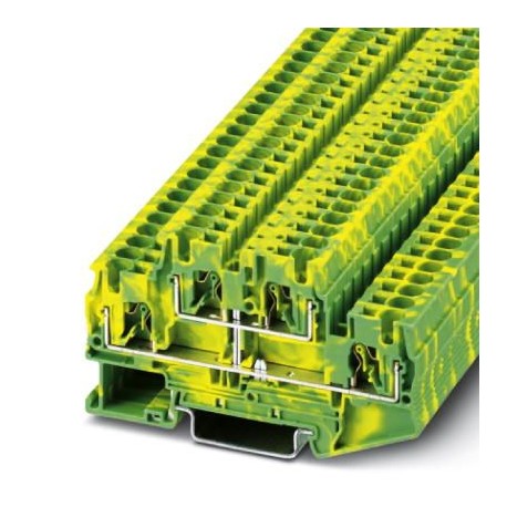 FTTB 4-PE - FTTB 4-PE 3271082 PHOENIX CONTACT Protective conductor double-level terminal block