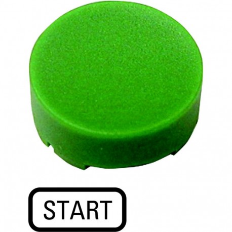M22-XDH-G-GB1 - M22-XDH-G-GB1 218241 Y7-218241 EATON ELECTRIC M22-XDH-G-GB1Q Button plate, raised green, START