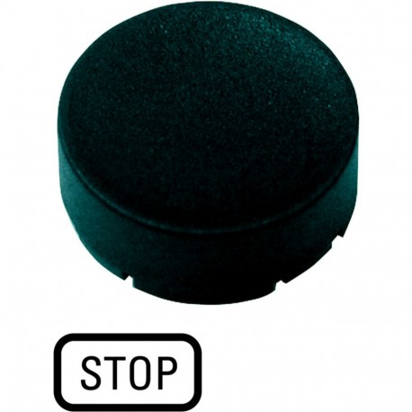 M22-XDH-S-GB0 - M22-XDH-S-GB0 218240 Y7-218240 EATON ELECTRIC M22-XDH-S-GB0Q Button plate, raised black, STOP