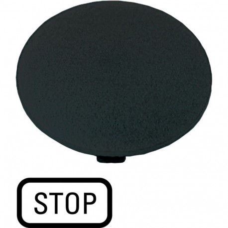 M22-XDP-S-GB0 - M22-XDP-S-GB0 218282 Y7-218282 EATON ELECTRIC M22-XDP-S-GB0Q Button plate, mushroom black, STOP