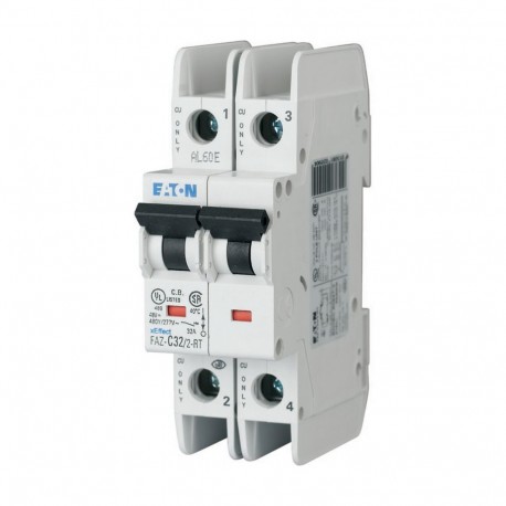 FAZ-B20/2-RT - FAZ-B20/2-RT 132763 Y7-132763 EATON ELECTRIC Miniature circuit breaker (MCB), 20A, 2p, B-Char, AC